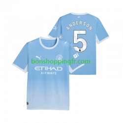 Maillot Domicile Manchester City Elliot Anderson 5 2026-2027 Manches Courtes Homme