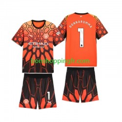 Maillot 3ème Manchester City Gardien Gianluigi Donnarumma 1 2026-2027 Manches Courtes Jeune Enfant(+shorts)