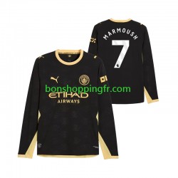 Maillot Extérieur Manchester City Omar Marmoush 7 2026-2027 Manches Longues Homme