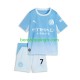 Maillot Domicile Manchester City Omar Marmoush 7 2026-2027 Manches Courtes Jeune Enfant(+shorts)