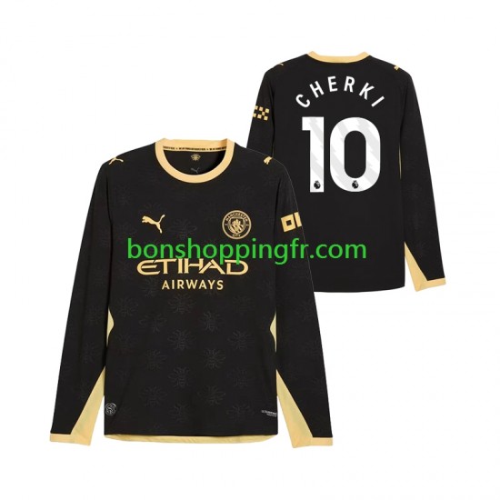 Maillot Extérieur Manchester City Rayan Cherki 10 2026-2027 Manches Longues Homme