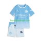 Maillot Domicile Manchester City Rodri 16 2026-2027 Manches Courtes Jeune Enfant(+shorts)