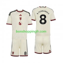 Maillot 3ème Manchester United Bruno Fernandes 8 2026-2027 Manches Courtes Jeune Enfant(+shorts)