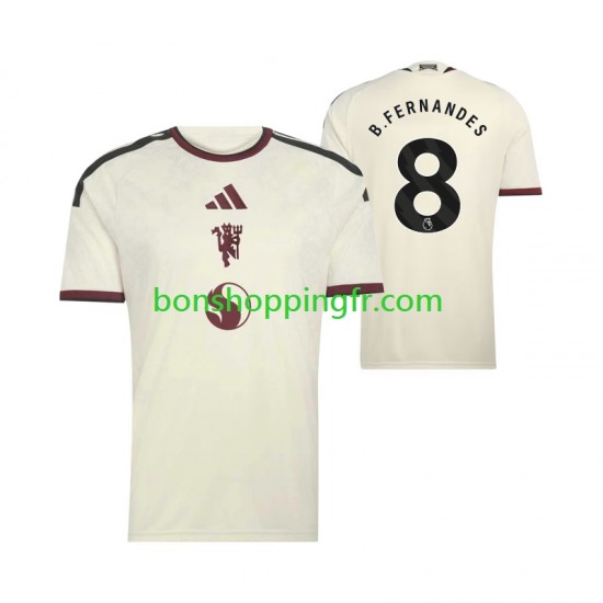 Maillot 3ème Manchester United Bruno Fernandes 8 2026-2027 Manches Courtes Homme