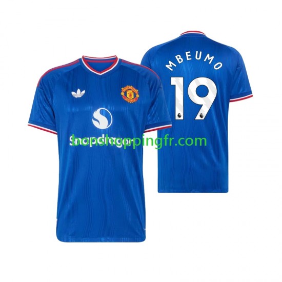 Maillot Extérieur Manchester United Bryan Mbeumo 19 2026-2027 Manches Courtes Homme