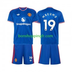 Maillot Extérieur Manchester United Bryan Mbeumo 19 2026-2027 Manches Courtes Jeune Enfant(+shorts)