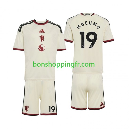 Maillot 3ème Manchester United Bryan Mbeumo 19 2026-2027 Manches Courtes Jeune Enfant(+shorts)