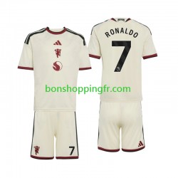 Maillot 3ème Manchester United Cristiano Ronaldo 7 2026-2027 Manches Courtes Jeune Enfant(+shorts)