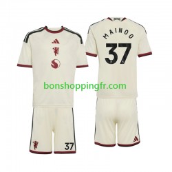 Maillot 3ème Manchester United Kobbie Mainoo 37 2026-2027 Manches Courtes Jeune Enfant(+shorts)