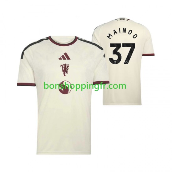 Maillot 3ème Manchester United Kobbie Mainoo 37 2026-2027 Manches Courtes Homme