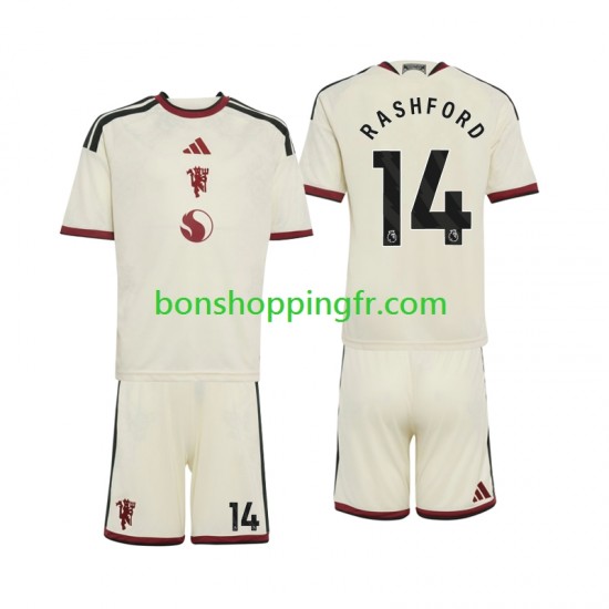 Maillot 3ème Manchester United Marcus Rashford 14 2026-2027 Manches Courtes Jeune Enfant(+shorts)