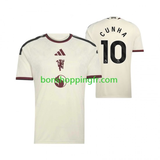 Maillot 3ème Manchester United Matheus Cunha 10 2026-2027 Manches Courtes Homme