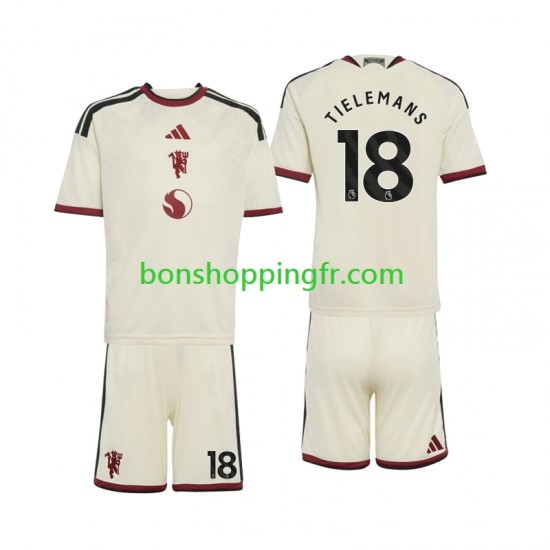 Maillot 3ème Manchester United Youri Tielemans 18 2026-2027 Manches Courtes Jeune Enfant(+shorts)