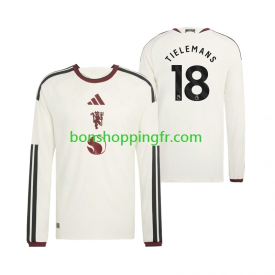 Maillot 3ème Manchester United Youri Tielemans 18 2026-2027 Manches Longues Homme