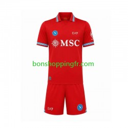 Maillot 3ème Naples 2026-2027 Manches Courtes Jeune Enfant(+shorts)