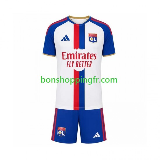 Maillot Extérieur Olympique Lyonnais 2026-2027 Manches Courtes Jeune Enfant(+shorts)