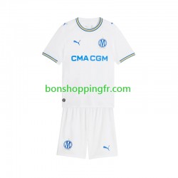 Maillot Domicile Olympique de Marseille 2026-2027 Manches Courtes Jeune Enfant(+shorts)