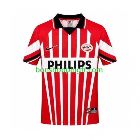 Maillot Rétro Domicile PSV Eindhoven 1997 Manches Courtes Homme