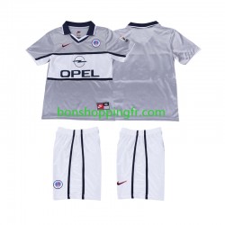 Maillot Rétro Extérieur Paris Saint-Germain 2000 2001 Manches Courtes Jeune Enfant(+shorts)