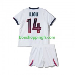 Maillot Extérieur Paris Saint-Germain Desire Doue 14 2026-2027 Manches Courtes Jeune Enfant(+shorts)