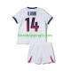 Maillot Extérieur Paris Saint-Germain Desire Doue 14 2026-2027 Manches Courtes Jeune Enfant(+shorts)
