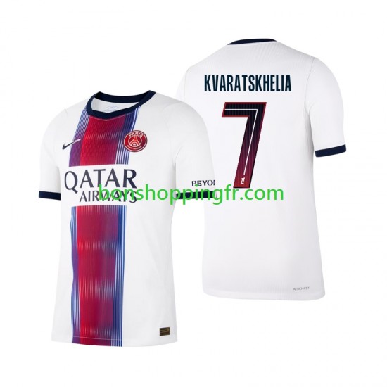 Maillot Extérieur Paris Saint-Germain Khvicha Kvaratskhelia 7 2026-2027 Manches Courtes Homme