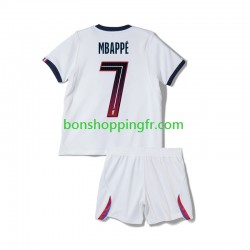 Maillot Extérieur Paris Saint-Germain Kylian Mbappe 7 2026-2027 Manches Courtes Jeune Enfant(+shorts)