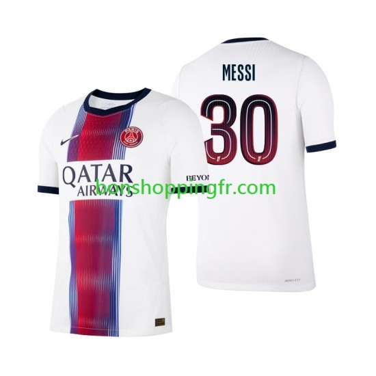 Maillot Extérieur Paris Saint-Germain Lionel Messi 30 2026-2027 Manches Courtes Homme