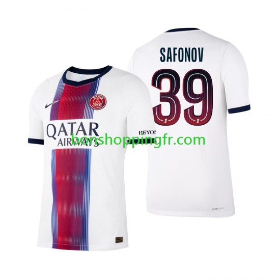Maillot Extérieur Paris Saint-Germain Matvey Safonov 39 2026-2027 Manches Courtes Homme