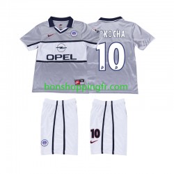 Maillot Rétro Extérieur Paris Saint-Germain OKOCHA 10 2000 2001 Manches Courtes Jeune Enfant(+shorts)