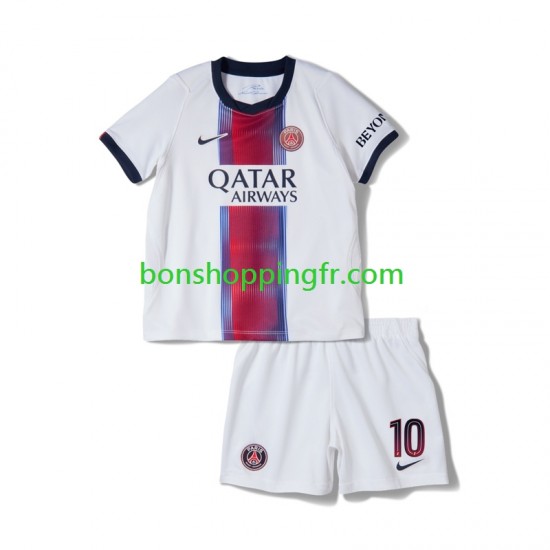 Maillot Extérieur Paris Saint-Germain Ousmane Dembele 10 2026-2027 Manches Courtes Jeune Enfant(+shorts)
