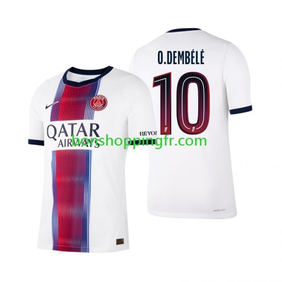 Maillot Extérieur Paris Saint-Germain Ousmane Dembele 10 2026-2027 Manches Courtes Homme