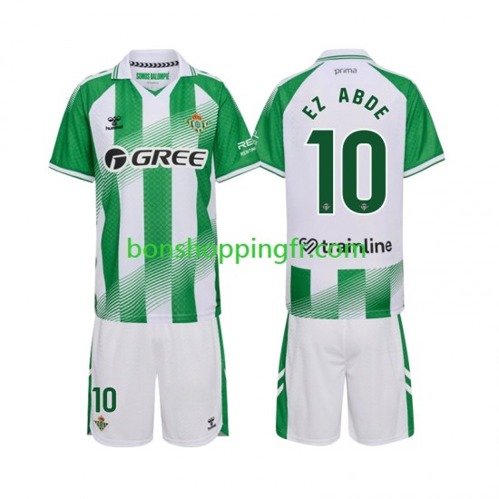 Maillot Domicile Real Betis Ez Abde 10 2026-2027 Manches Courtes Jeune Enfant(+shorts)