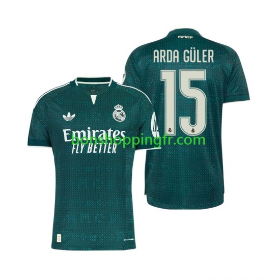 Maillot Extérieur Real Madrid Arda Guler 15 2026-2027 Manches Courtes Homme