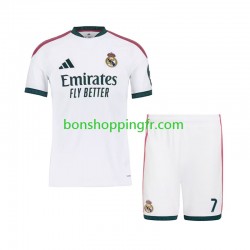 Maillot Domicile Real Madrid Cristiano Ronaldo 7 2026-2027 Manches Courtes Jeune Enfant(+shorts)