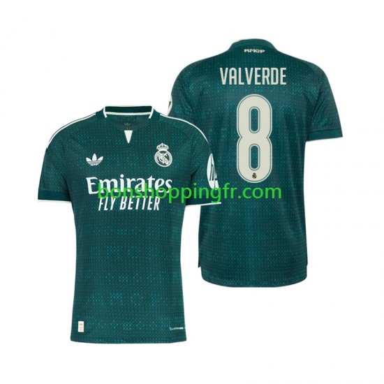 Maillot Extérieur Real Madrid Federico Valverde 8 2026-2027 Manches Courtes Homme