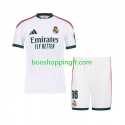 Maillot Domicile Real Madrid Ibrahima Konate 16 2026-2027 Manches Courtes Jeune Enfant(+shorts)