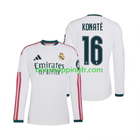 Maillot Domicile Real Madrid Ibrahima Konate 16 2026-2027 Manches Longues Homme