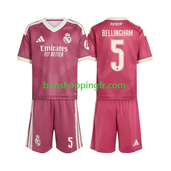 Maillot 3ème Real Madrid Jude Bellingham 5 2026-2027 Manches Courtes Jeune Enfant(+shorts)
