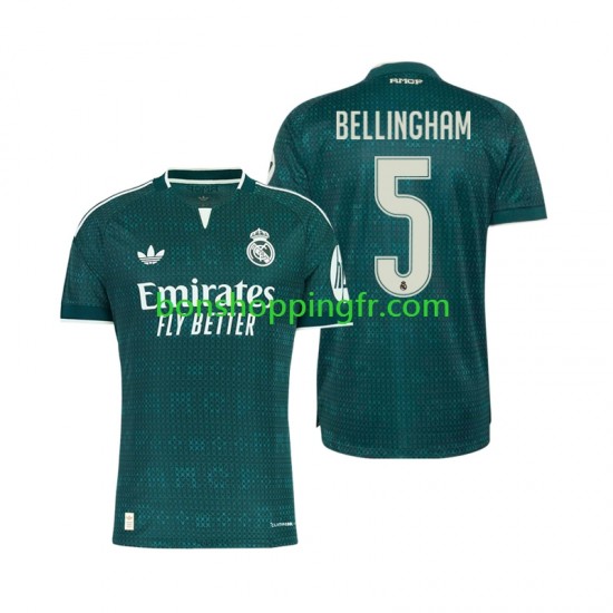 Maillot Extérieur Real Madrid Jude Bellingham 5 2026-2027 Manches Courtes Homme