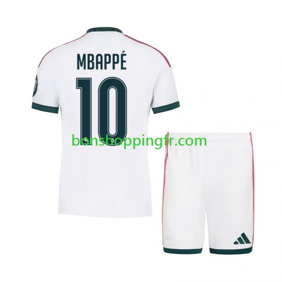 Maillot Domicile Real Madrid Kylian Mbappe 10 2026-2027 Manches Courtes Jeune Enfant(+shorts)