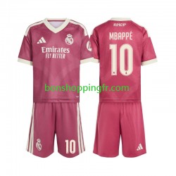 Maillot 3ème Real Madrid Kylian Mbappe 10 2026-2027 Manches Courtes Jeune Enfant(+shorts)