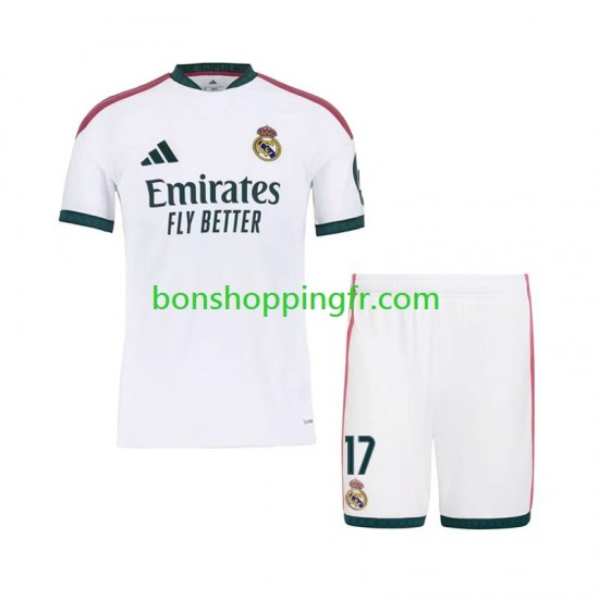 Maillot Domicile Real Madrid Marc Cucurella 17 2026-2027 Manches Courtes Jeune Enfant(+shorts)