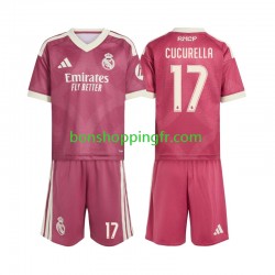 Maillot 3ème Real Madrid Marc Cucurella 17 2026-2027 Manches Courtes Jeune Enfant(+shorts)