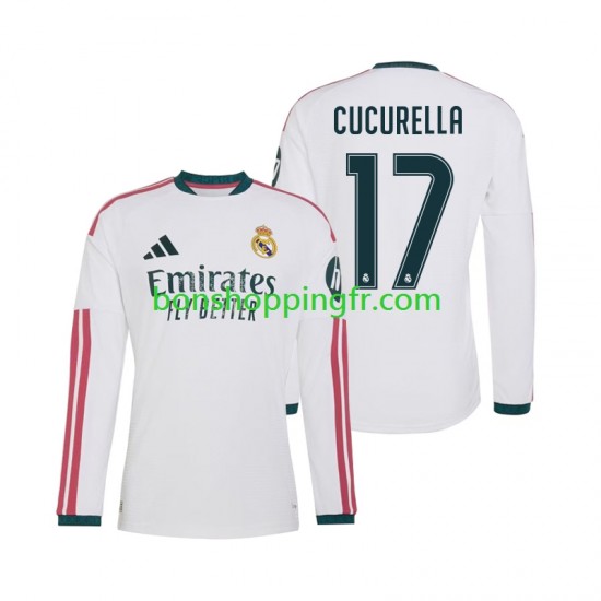 Maillot Domicile Real Madrid Marc Cucurella 17 2026-2027 Manches Longues Homme