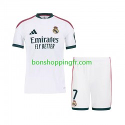 Maillot Domicile Real Madrid Vinicius Junior 7 2026-2027 Manches Courtes Jeune Enfant(+shorts)