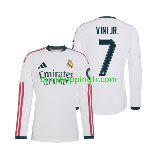 Maillot Domicile Real Madrid Vinicius Junior 7 2026-2027 Manches Longues Homme
