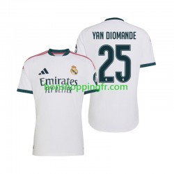 Maillot Domicile Real Madrid Yan Diomande 25 2026-2027 Manches Courtes Homme