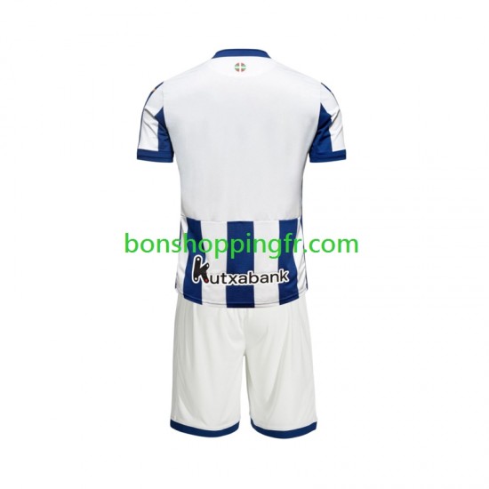 Maillot Domicile Real Sociedad 2026-2027 Manches Courtes Jeune Enfant(+shorts)