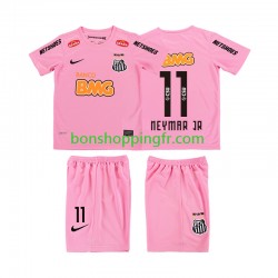 Maillot Rétro 4ème Santos FC Neymar JR 11 2012 2013 Manches Courtes Jeune Enfant(+shorts)